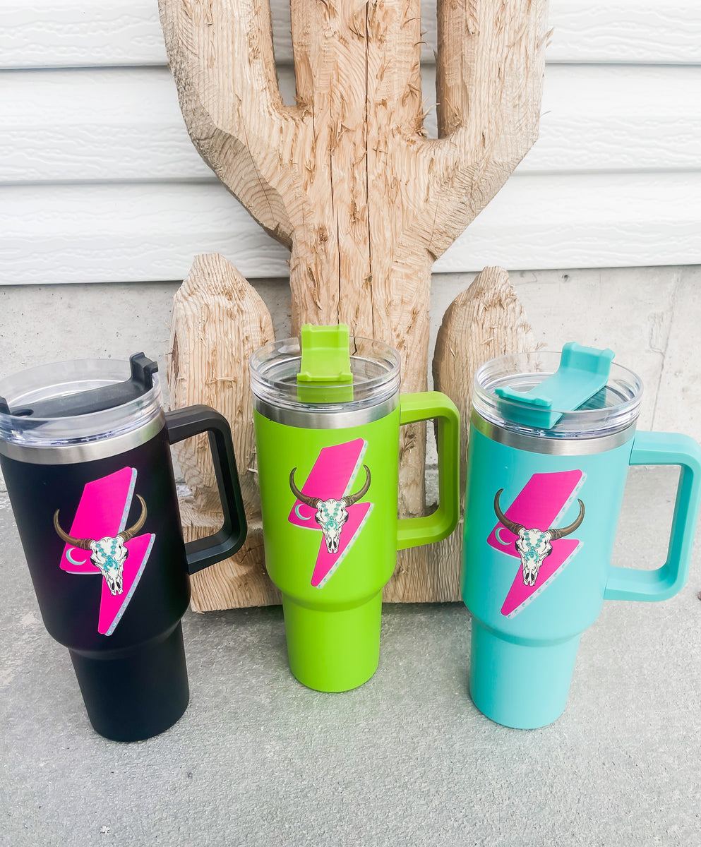 Lightning Skull Big Gulp Mug – The Dirt Road Fashionista