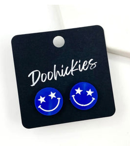 Star Struck Smileys Stud Earrings