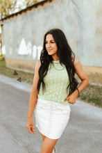My Lady Lace Tank {Lime}