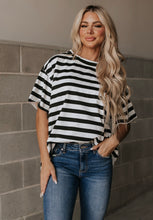 Seeing Stripes Boyfriend Tee {Ampersand}