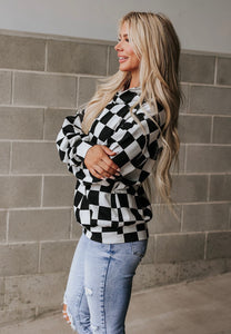 Together Forever Checkered University Hoodie {Ampersand}