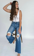 Distressed Wide Leg Jeans