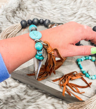 Turquoise & Tassels Bracelet