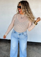 Cream Lace Long Sleeve