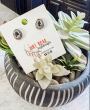 White Buffalo Stud Earrings