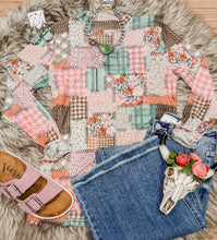 Spring Mosaic Mesh Long Sleeve