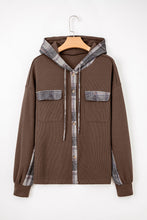 Marceline Down Drawstring Hooded Shacket
