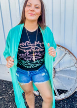 Turquoise Duster Kimono