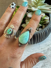 Larimar Teardrop Ring {8}