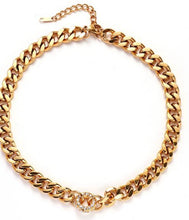 Golden Halo Chain Necklace