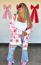 Checkered Bows Cloud Cardigan