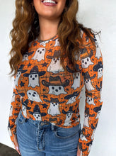 Cowboy Ghost Mesh Long Sleeve