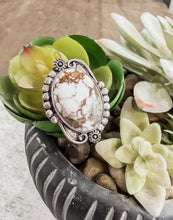 Wild Horse & Sterling Ring {Size 7}