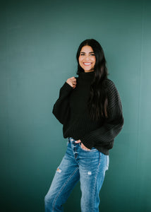 Amherst Funnel Neck Sweater by Lily and Lottie