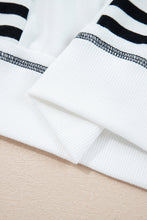 Clare Contrast Stitching Oversize Sweatshirt