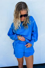 Classic Crew & Lounge Shorts {Blue}