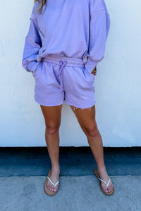 Classic Crew & Lounge Shorts {Lavender}