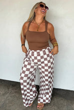 Easy Does It Hoodie & Wide Leg Pants {Checkered}