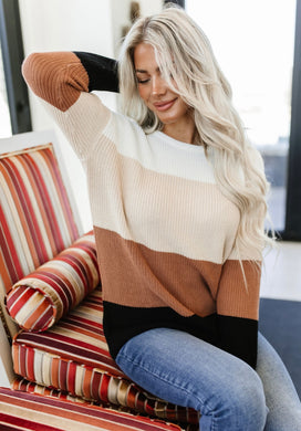 The Paige Sweater-Fawn {Ampersand}