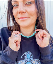 Turquoise Chipped Choker