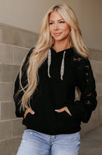 University Hoodie - Love Story Black