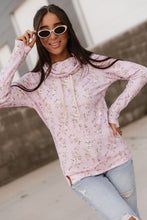 CowlNeck Sweatshirt - Lavender Rose