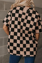 Boyfriend Tee- Checkmate