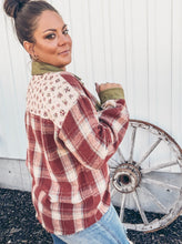 The Scarlet Autumn Shacket {Red}