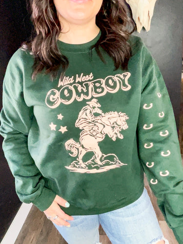 Wild West Cowboy Pullover Sweatshirt