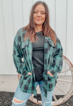 All Checked Out Flannel {Green}
