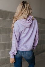 Checked Out University Hoodie-Purple {Ampersand}