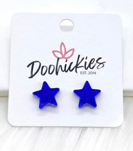 Mirrored Stars Stud Earrings