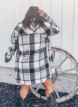 Black & White Plaid Jacket