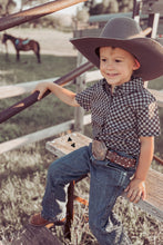 Kids Cowboy Talk Button Up