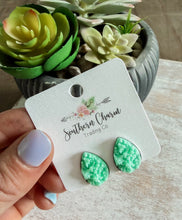 Spring Pastels Teardrop Stud Earrings