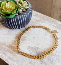 Golden Halo Chain Necklace