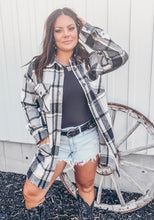 Black & White Plaid Jacket