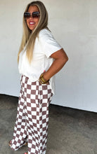 Easy Does It Hoodie & Wide Leg Pants {Checkered}