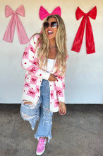 Checkered Bows Cloud Cardigan
