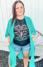Turquoise Duster Kimono