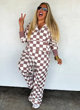 Easy Does It Hoodie & Wide Leg Pants {Checkered}