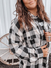 All Checked Out Flannel {White}