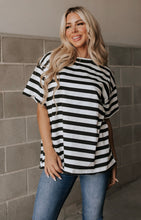 Seeing Stripes Boyfriend Tee {Ampersand}