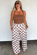 Easy Does It Hoodie & Wide Leg Pants {Checkered}