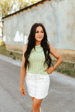 My Lady Lace Tank {Lime}