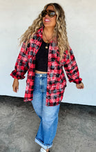 The Juniper Plaid Button Up {Red}