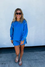 Classic Crew & Lounge Shorts {Blue}