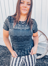 Rosalie Lace Tee {Black}
