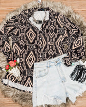 Sundown Smoke Button Up Top