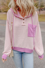 Johanna Patch Drawstring Hooded Top